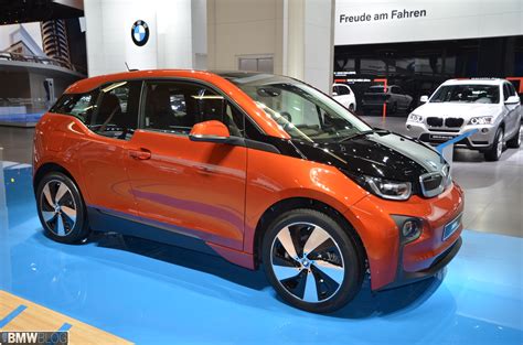 BMW i3 in multiple colors at 2013 Frankfurt Auto Show