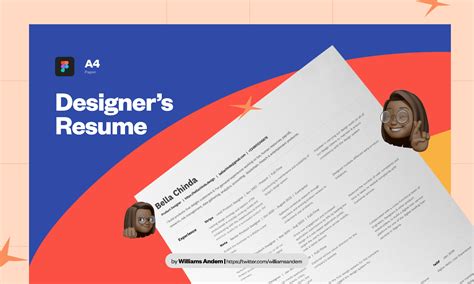 Designer Cvresume Template Figma