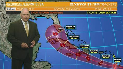 Tropical Storm Elsa Forms In Atlantic Early Thursday Youtube