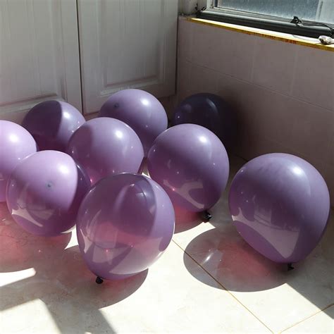 10 Polegada Iris Grama Roxo Engrossar L Tex Bal O Decora Es De Festa