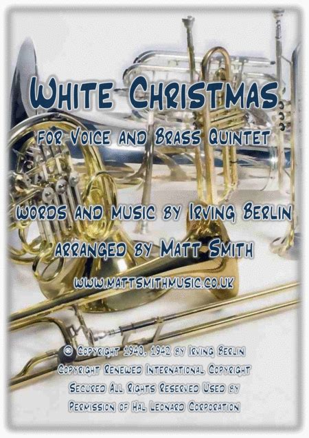 White Christmas Arr Matt Smith By Dave Koz And Kelly Sweet Sheet Music