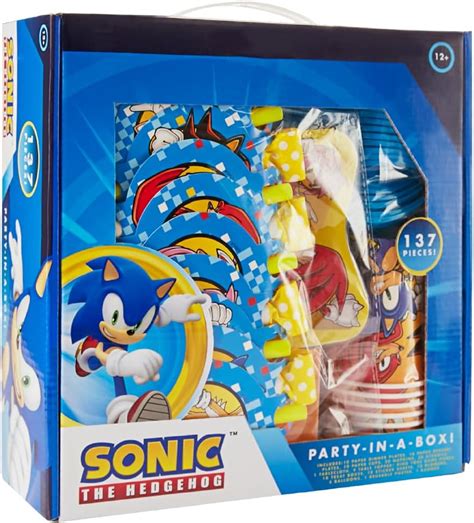 Sonic The Hedgehog Kit De Fiesta De Cumplea Os Suministros Completos