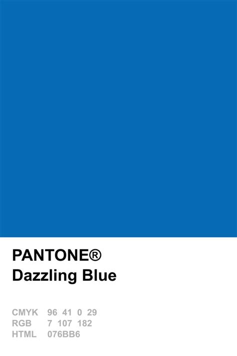 Blue Pantone Color Chart Pantone Colours