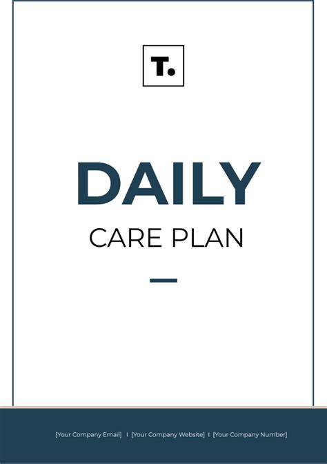 Free Care Plan Templates, Editable and Printable 