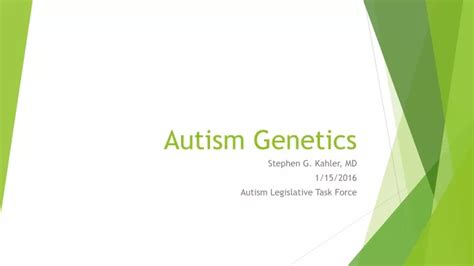 Ppt Autism Genetics Powerpoint Presentation Free Download Id8766003