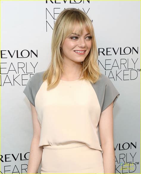 Emma Stone Launches Revlon S Nearly Naked Line Photo Photo Gallery Just Jared Jr