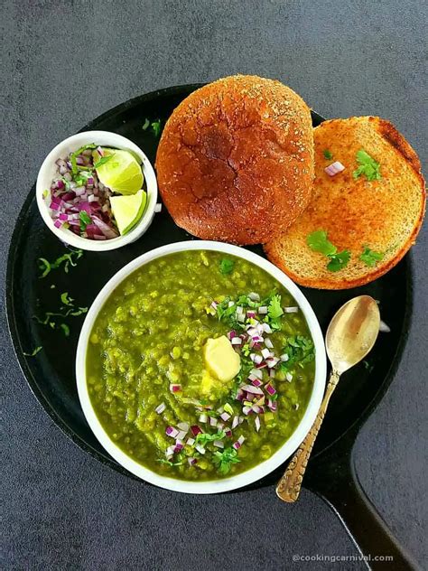 Green Pav Bhaji Surat Famous Street Food Cooking Carnival