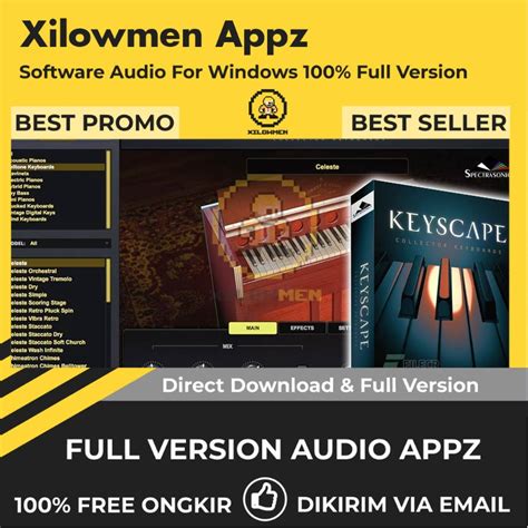 Jual Full Version Spectrasonics Keyscape Plugin Piano Virtual