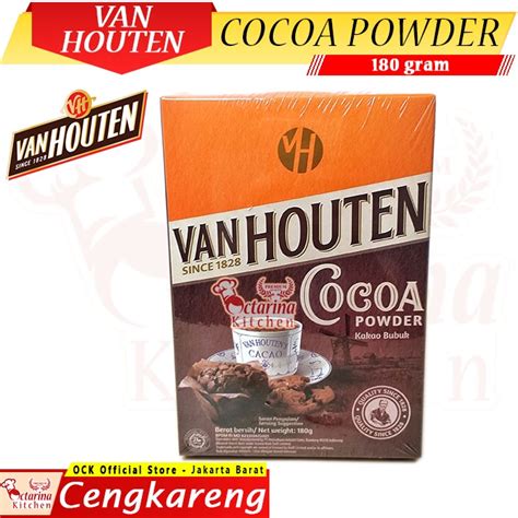 Jual VAN HOUTEN Cocoa Powder 180gr Coklat Bubuk Van Hoten 180 Gr