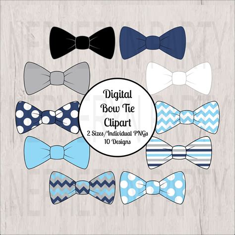 Blue Bow Tie Clip Art Free PNG Image｜Illustoon - Clip Art Library