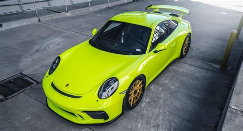 Acid Green Porsche 911 Gt3 Will Burn Your Eyes And Steal Your Soul