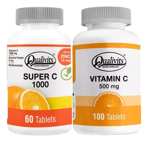 Super C Zinc Vitamina C Mg X Tabletas Qualivits Cuotas