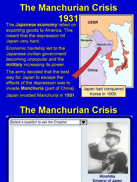 Manchurian Crisis 2011 | Empire Of Japan | Great Depression