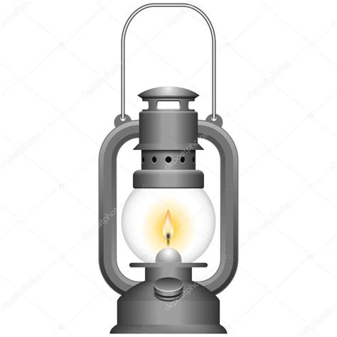 Old Kerosene Lamp Stock Vector By Tshooter 5932873