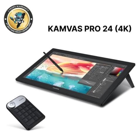 Jual Huion Kamvas Pro 24 4K Srgb 140% Drawing Tablet | Shopee Indonesia
