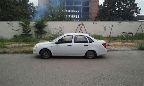 Занижение — Lada Гранта (1G), 1,6 л, 2012 года | тюнинг | DRIVE2