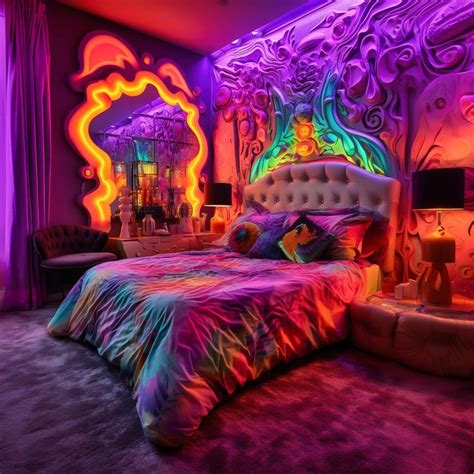 Neon Bedroom Design Ideas Unleashing Creativity With Bold Lighting