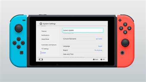 Nintendo Switch System Update Version Now Available Handheld