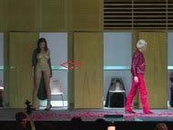 Naked Franziska Hetzel In Dreigroschenoper Stage Play