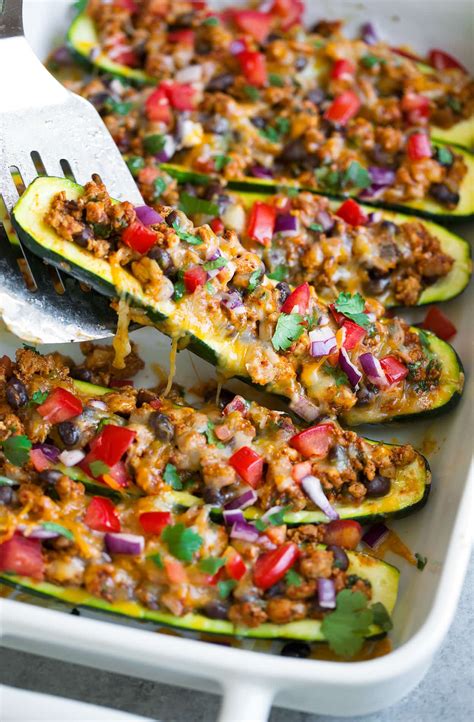 Taco Zucchini Boats Cooking Classy