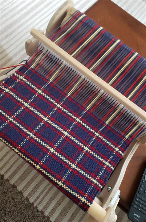 First time weaving ever! Using a rigid heddle loom. Learned that warping takes 900 years. Made a ...