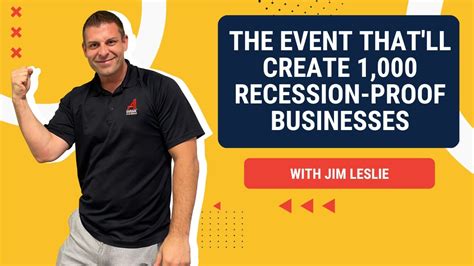 The Event That Ll Create 1 000 Recession Proof Businesses YouTube