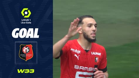 Goal Amine Gouiri Srfc Stade Rennais Fc Angers Sco