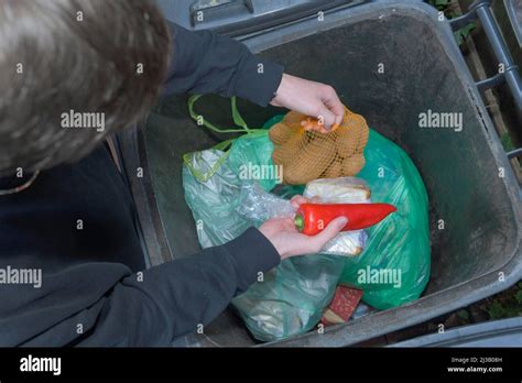 Food Waste Bin Waste Rescue Stock Photo Alamy