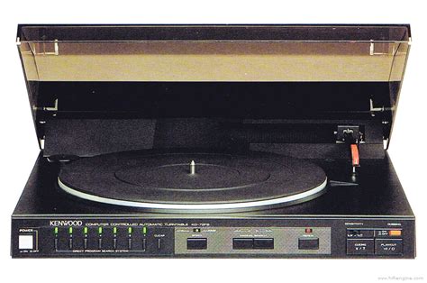 Kenwood Kd F Computer Controlled Automatic Turntable Manual Vinyl