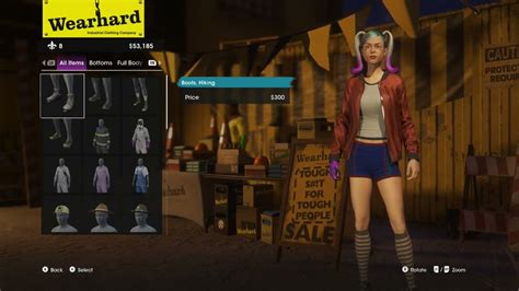 Saints Row Wearhard Industrial Clothing Store Exclusive Outfits