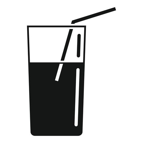 Juice Glass Icon Simple Style 14646032 Vector Art At Vecteezy