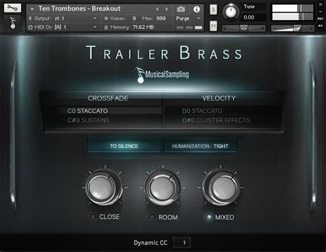 Musical Sampling Trailer Brass Kontakt