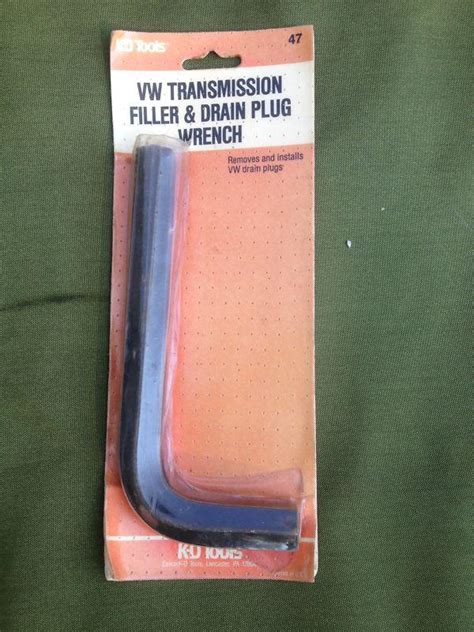 Buy Kd Tools Volkswagen Vw Transmission Filler And Drain Plug Wrench Nos