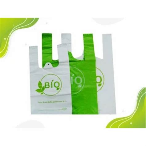 W Cut Printed Compostable Carry Bag Capacity 1 Kg At 200 Kg In