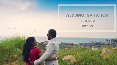 Giftson Weds Manaswini Wedding Invitation Teaser Video Nagercoil