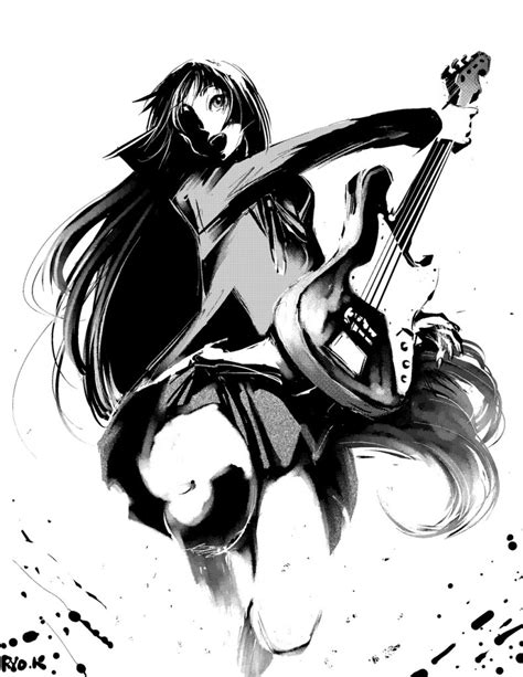 The Big Imageboard Tbib Akiyama Mio Bass Guitar K On Long Hair