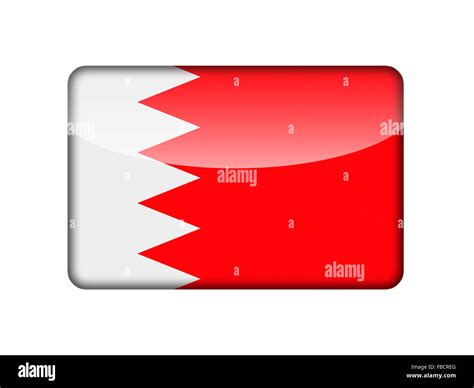 The Bahraini flag Stock Photo - Alamy