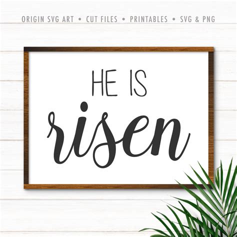 He Is Risen Svg Origin Svg Art