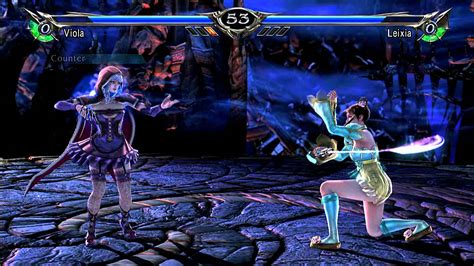 SoulCalibur V Viola Vs Leixia Gameplay YouTube