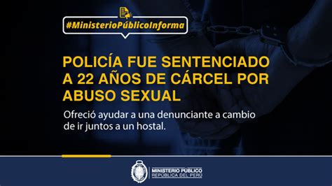 Polic A Fue Sentenciado A A Os De C Rcel Por Abuso Sexual Noticias