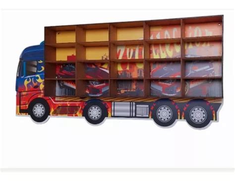 Organizador Caminhao Expositor Carrinhos Hot Wheels Parcelamento Sem Juros