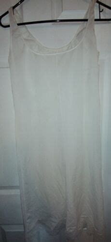 Vintage White Sheer Lace Lingerie Full Slip Negligee Gem