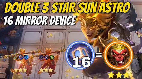 DOUBLE 3 STAR SUN ASTRO 16 MIRROR AUSTUS SKILL 2 MOBILE LEGENDS