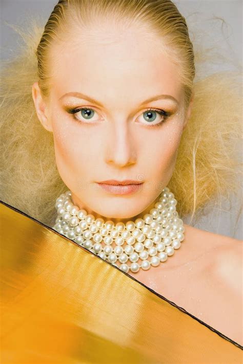 Golden Blonde Stock Photo Image Of Beauty People Sensuality 5452124