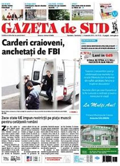 Anunturi Mare Publicitate In Ziarul Gazeta De Sud