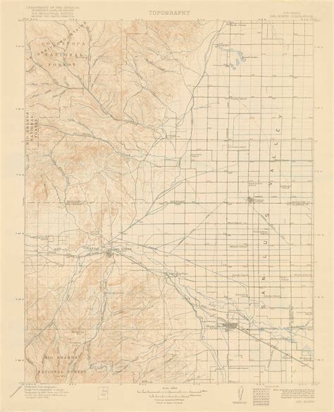 Del Norte Colorado Quadrangle Topographic Map Flickr