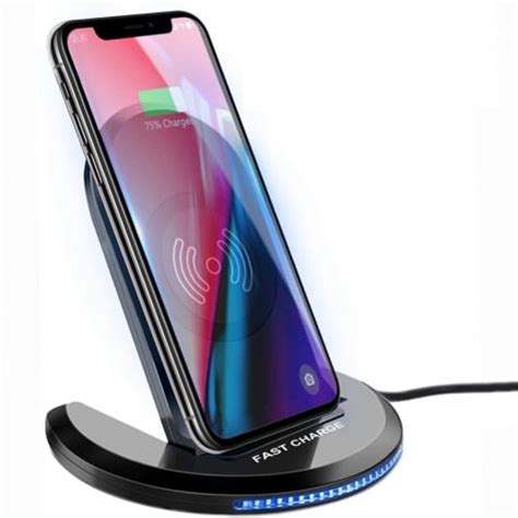 Wireless Charger For Samsung Galaxy S23 S22 S21 S20 Ultra Plus 15w Fast Folding Stand 2 Coils