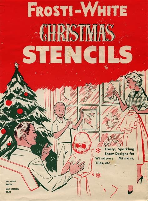 Neato Coolville Two Packs Of 1950s Christmas Stencils