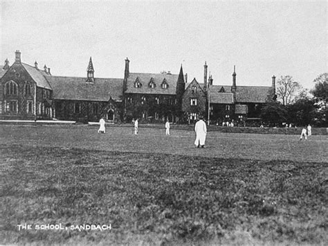 sandbach school observed part   original building