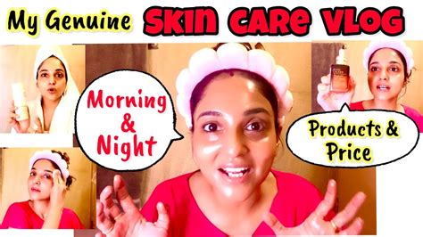 My Genuine Skin Care Routine Morning And Night In Details Skincare Youtube